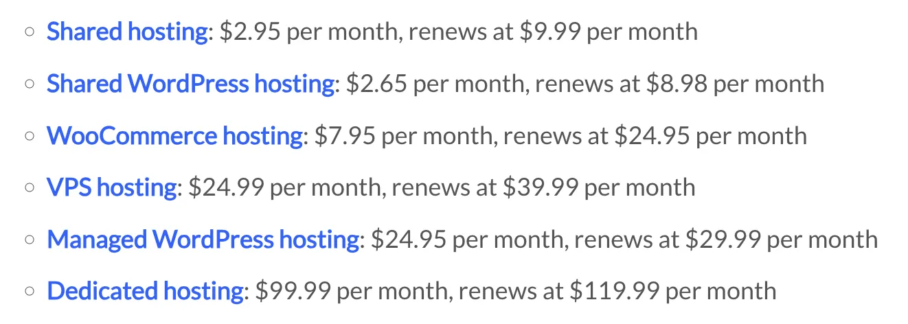 bluehost-review-price